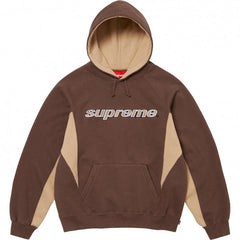 Supreme Outline Hooded Sweatshirt - Brown / Tan