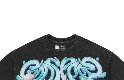 Godspeed Liberty Tears Tee Washed Black